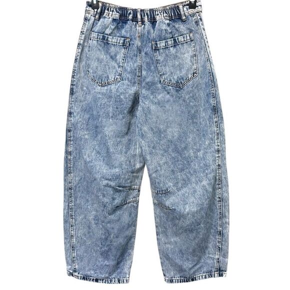 Mid Rise Wide Leg Barrel Jeans Size Large - Very J - NWT - Picture 9 of 12